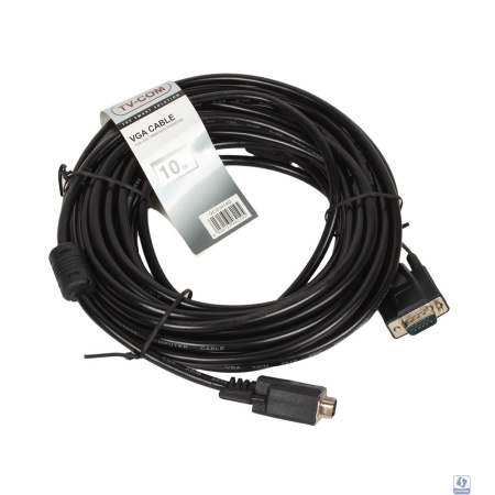 TV-COM Кабель соединительный SVGA (15M/M) 10m 2 фильтра (QCG120H-10M) [6939510844184]