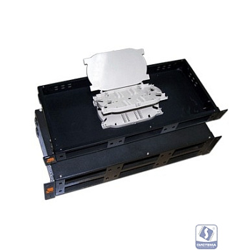 Полка стационарная Lanmaster LAN-FOBM-RM-3P черный (упак.:1шт)