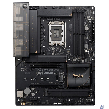 ASUS PROART B760-CREATOR (Socke1700, ATX, 4xDDR5(192GB), DP/HDMI, 1xPCIe 5.0x16/1xPCIe 4.0x16/1xPCIe 3.0, 1xLAN+1xLAN (2.5GbE), 4xSATA 6Gb/s, 3xM.2, 1xM.2 E key, 1xType-C, 4xUSB 3.2, 4xUSB 2.0)