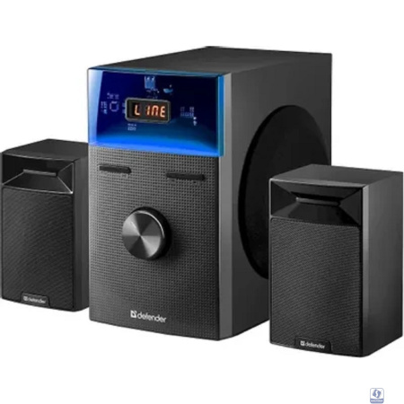 Defender Акустическая 2.1 система Tresor 50Вт, BT/FM/USB/AUX/RC/Light [65092]