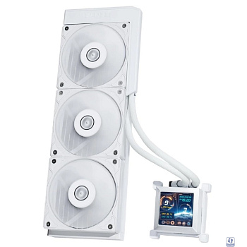 Lian Li Система водяного охлаждения HydroShift LCD 360S (HSLCD36SW  White) / 3x120mm PWM Fans / G89.GHSLCD36SW.R0