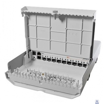 MikroTik CRS310-1G-5S-4S+OUT Коммутатор уличный, оптический 1*1Gbit Rj45, 5*1Gbit SFP, 4*10Gbit SFP+