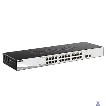 D-Link DGS-1210-26/F3A Управляемый L2 коммутатор с 24 портами 10/100/1000Base-T и 2 портами 1000Base-X SFP