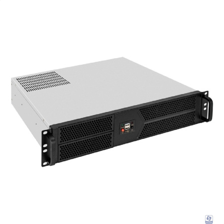 Exegate EX298538RUS Серверный корпус ExeGate Pro 2U400-04 <RM 19", высота 2U, глубина 400, БП 600RADS, 2*USB>