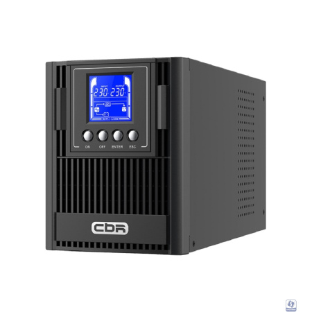 ИБП CBR ESSENCE ESN-1000C [Online 1000 VA / 1000 W, Tower, 4 x C13, LCD, HID-USB, RS232, EPO, SNMP slot] (ESN-1KT-4I-LCHERSC)