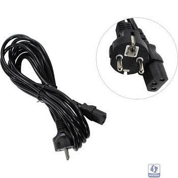 Exegate EP280655RUS Кабель питания ExeGate Power PC-5P (Евровилка Schuko->С13) VDE-250V-3*1.0mm2, медь, черный, 5м.