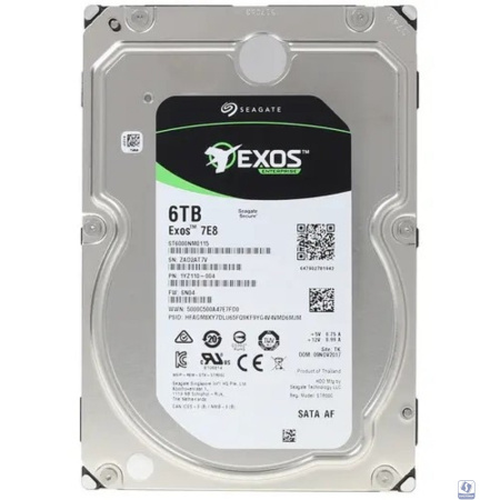 6TB Seagate Seagate 7200 Exos 7E8 (ST6000NM0115)  RECERTIFIED HDD