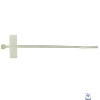 Gembird MPT-210x3.0  Стяжки пластиковые 210 мм х 3.0 мм с площадками для маркировки  (100 шт.)(MPT-210x3.0)