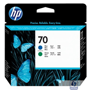 Печатающая головка HP C9408A №70 Blue и Green (ориг.)