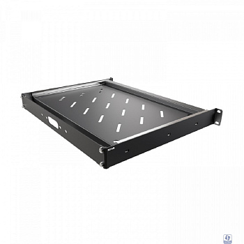 NTSS Полка клавиатурная выдвижная NTSS, крепление 19 1U, для шкафов глубиной 450мм и более, черный RAL 9005 NTSS-MSKB-U-BL