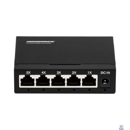 NEOMAX неуправляемый коммутатор NMS-105P-1000-S, 5 портов 1000 Mbps, металл