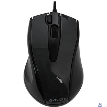 A-4Tech Мышь V-Track Padless N-500FS black optical (1000dpi) silent USB [1146039]