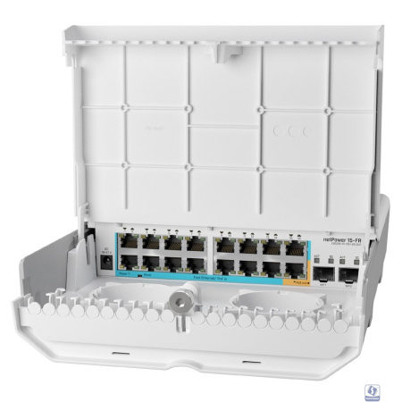 MikroTik CRS318-1Fi-15Fr-2S-OUT Коммутатор управляемый,  15FR with RouterOS L5 license