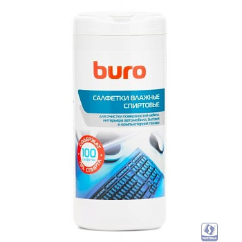 Салфетки Buro BU-AN32 антибактериальные (100лист.) спиртовые [1429366]