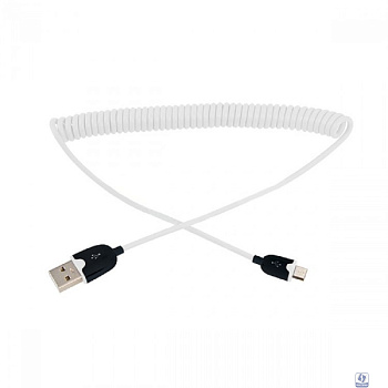 Rexant (18-4301) Кабель USB-A – micro USB, 2,4А,  1м, белый, витой