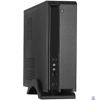 Exegate EX268690RUS Корпус MiniITX Exegate MI-207 Black, miniITX/mATX, <M400, 80mm>, 2*USB, Audio