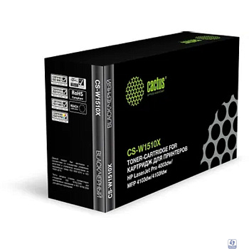 Повреждение упаковки Картридж лазерный Cactus CS-W1510X W1510X черный (9700стр.) для HP LJ Pro 4003dw/MFP 4103dw/4103fdw