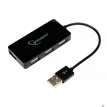 Gembird Концентратор USB 2.0 UHB-U2P4-03, 4 порта, блистер (UHB-U2P4-03)