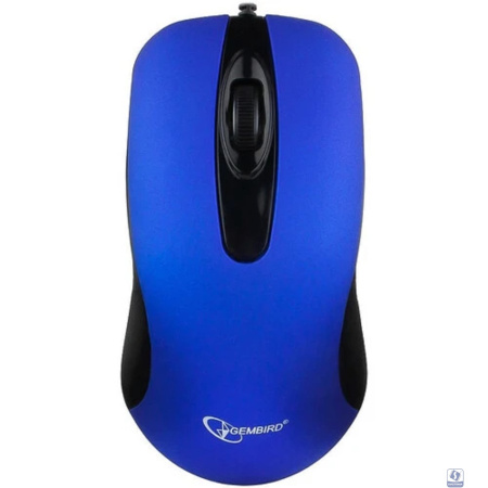 Gembird MOP-400-B dark blue USB, 1000DPI, бесшумный клик