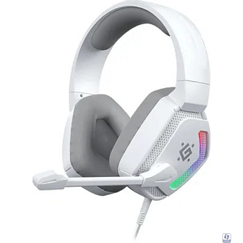 Defender Игровая гарнитура Espanto белый, 7.1, RGB, провод 2 м [62470]