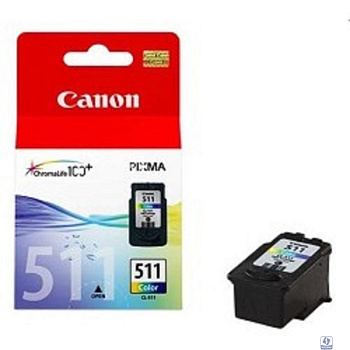 Canon CL-511 2972B007 Картридж для PIXMA MP240, PIXMA MP260, PIXMA MX320, PIXMA MX330 EMB, Цветной, 244стр., 9 мл.  ( 2972B009 ) 