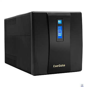 Повреждение упаковки Exegate EP285495RUS ИБП ExeGate SpecialPro Smart LLB-1200.LCD.AVR.EURO.RJ <1200VA/750W, LCD, AVR, 4 евророзетки, RJ45/11, Black>