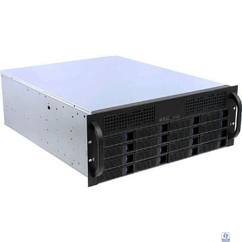Procase ES416S-SATA3-B-0 черный 4U 16 SATA3/SAS 6Gb hotswap HDD,глубина 550мм,MB 9.6"x12", без Б/П