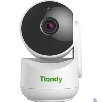 Tiandy TC-H322A Spec:I2W/WIFI/Eu/4mm компактная поворотная домашняя, 2Мп, 1920х1080@20к/c, DWDR, цвет: 0.02лк, S+265, H.265(HP), S+264, H.264(HP, MP, BP), объектив 4мм, встроенные микрофон и динамик, 