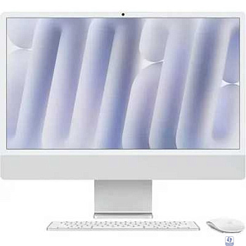 Apple iMac 24-inch 2024 [MWUC3ZP/A] (КЛАВ.РУС.ГРАВ.) Silver 24" Retina 4.5K  (A3247)