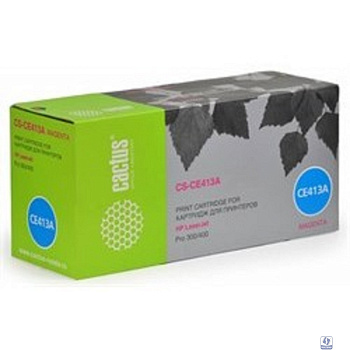 CACTUS  CS-CE413A  Картридж  для  HP CLJ Pro 300 Color M351 /Pro 400 Color M451/Pro 300 Color MFP M375/Pro 400 Color MFP M475, пурпурный, 2 600 стр.