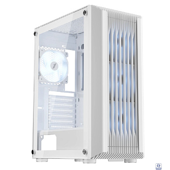 1STPLAYER BULLET HUNTER H6 ARGB White / ATX / 4x120mm ARGB fans / H6-WH-4F7-W
