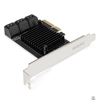 Exegate EX296207RUS Контроллер ExeGate EXE-516 (PCI-E x4 v3.0, SATA3 6Gb/s, 6 int, ASMedia Chipset ASM1166)