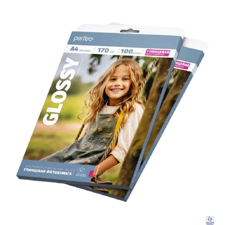 Perfeo фотобумага А4 170 г/м2 глянцевая 100л (PF-GLA4-170/100) (G16)