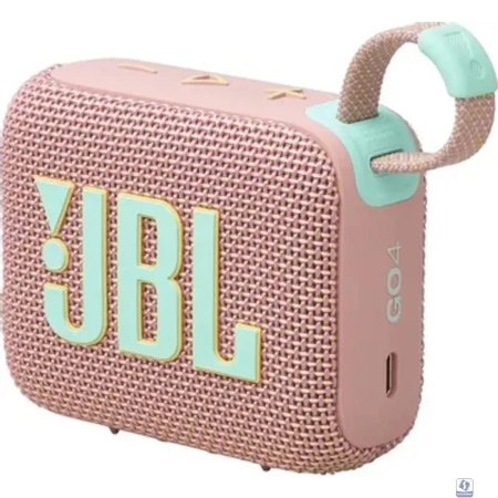 Колонка порт. JBL Go 4 розовый 4.2W 1.0 BT 850mAh (JBLGO4PINK) 