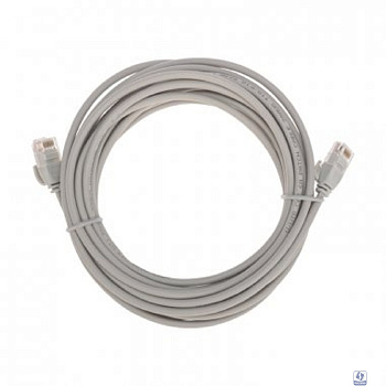 Rexant (02-0380-5) Патч-корд U/UTP, CAT 6A (10G), RJ45-RJ45, 28AWG, LSZH, серый, 5м