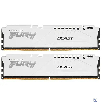 Kingston DDR5 DIMM 64Gb 2x32GB 6000MHz KF560C36BWEK2-64 Fury Beast RTL Gaming PC5-48000 CL36 288-pin 1.35В dual rank с радиатором Ret