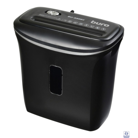 Buro Уничтожитель Home BU-S506C (секр.P-4)/фрагменты/5лист./12лтр./пл.карты) 