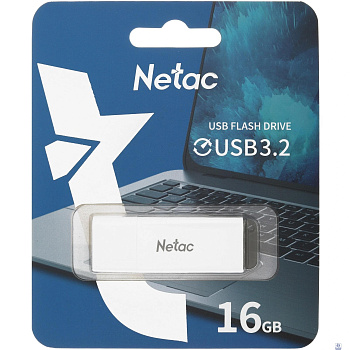 Netac USB Drive 16GB  NT03U185N-016G-32WH U185 USB3.0 16GB, LED индикатор 
