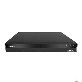 Видеорегистратор Tantos TSr-NV16255P сетевой 16 канальный для IP камер со встроенным 16 портовым PoE коммутатором.