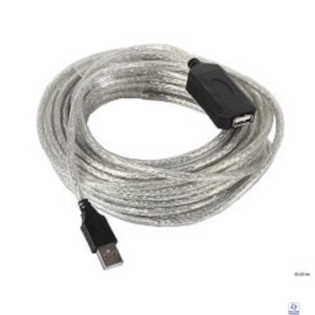 VCOM VUS7049-20M Кабель-адаптер USB2.0-repeater, удлинительный активный <Am-->Af> 20м [6937510851379]