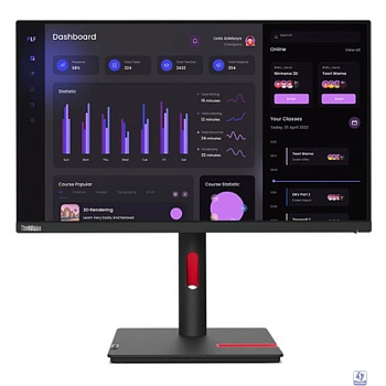 LCD Lenovo 23.8" T24i-30 ThinkVision черный  [63CFMATXEU/63CFXAR1CB]
