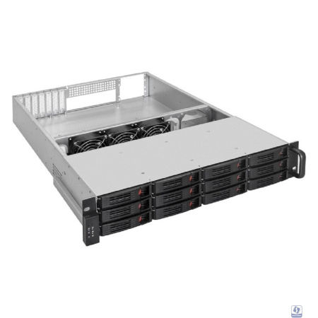Exegate EX294277RUS Серверная платформа ExeGate Pro 2U660-HS12 <RM 19", высота 2U, глубина 660, Redundant БП 2x1000W, 12xHotSwap>