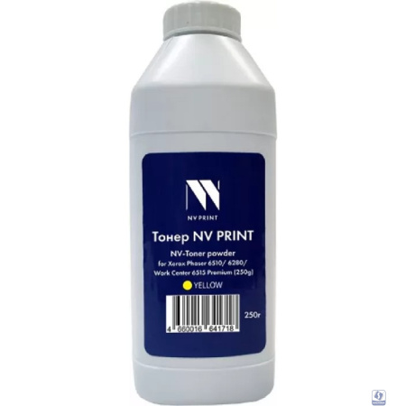 Тонер + девелопер NVP для Xerox Phaser 6510, 6280, WorkCenter 6515 Premium (250г) Yellow