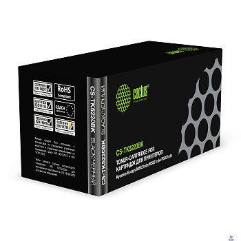 CACTUS  TK-5220Bk Тонер-картридж для Kyocera Ecosys M5521cdn/M5521cdw/P5021cdn/P5021cdw, чёрный, 1200 стр.