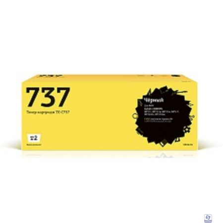 T2 Cartridge 737 Картридж (TC-C737) для Canon i-SENSYS MF211/212w/216n/217w/226dn/229dw (2400 стр.) с чипом