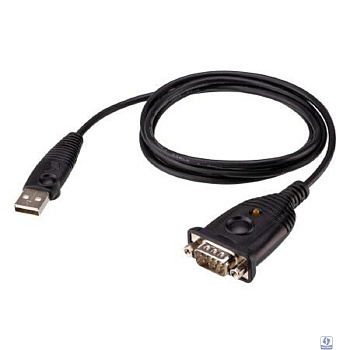 Конвертер Aten UC232AF-AT USB<=>RS232, А-тип>DB 9, Male, USB low-speed/скорость передачи данных до 921.6 Kbps, шнур 0.35м., (для подключения COM-устро