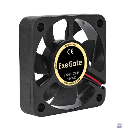 Exegate EX283365RUS Вентилятор ExeGate EX05010S2P, 50x50x10 мм, подшипник скольжения, 2pin, 4500RPM, 24dBA