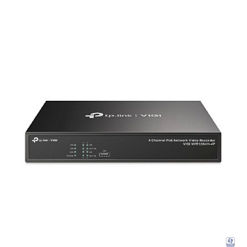 TP-Link VIGI NVR1004H-4P 4-канальный сетевой видеорегистратор с поддержкой PoE+