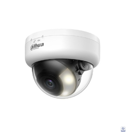 DAHUA DH-HAC-D1A51P-U-IL-0280B-S3 Уличная купольная HDCVI-видеокамера 5Мп; CMOS; объектив 2.8мм; ИК 25м, Led 20м; корпус: пластик