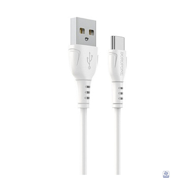BOROFONE BX51/ USB кабель Type-C/ 1m/ 3A/ White